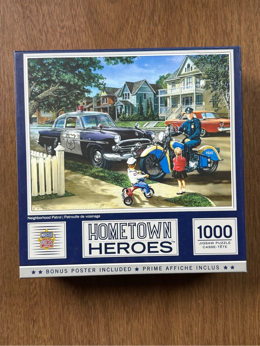 Hometown Heroes 1000-Piece Jigsaw Puzzle Gifts Cottagecore Open Box
